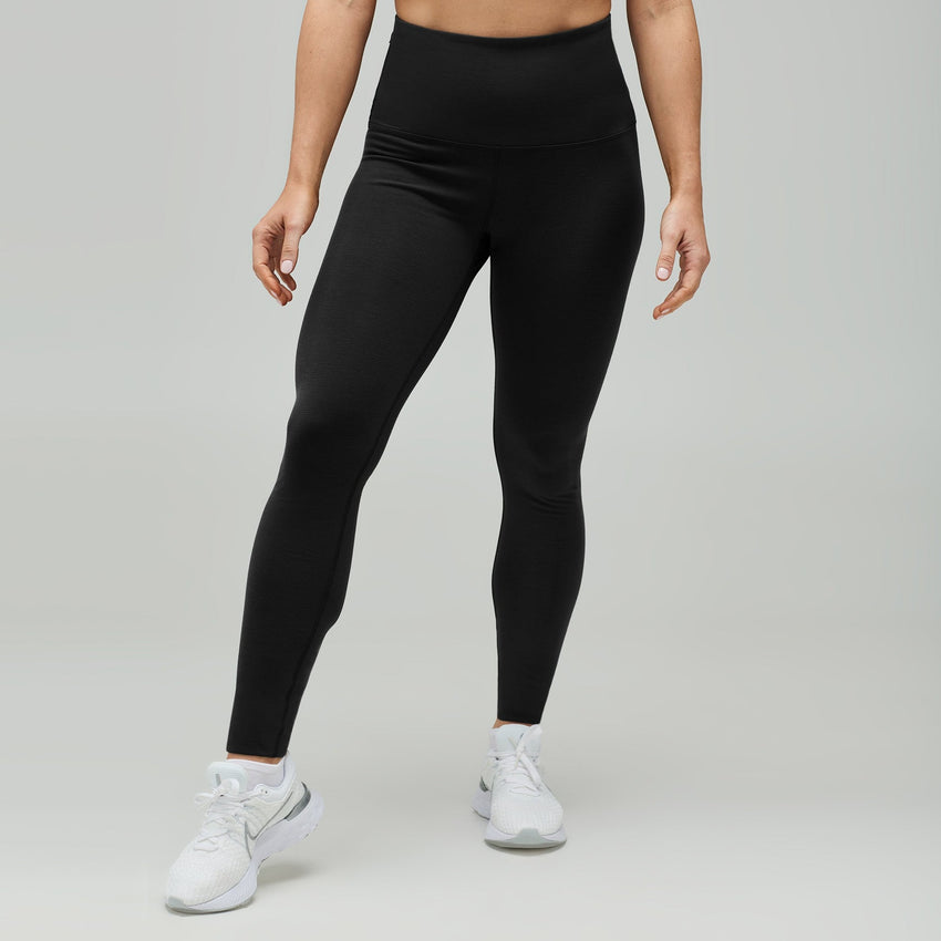 Women's Merino Wool Leggings With Pockets - Athletic Tights – Woolx